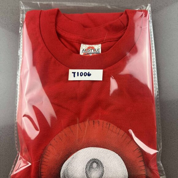 T-shirt Skull Rose, Halloween, RED, Size LARGE, Alstyle - Picture 8 of 8